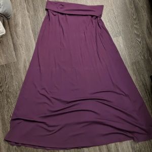 Flowy Cotton Maxi Skirt